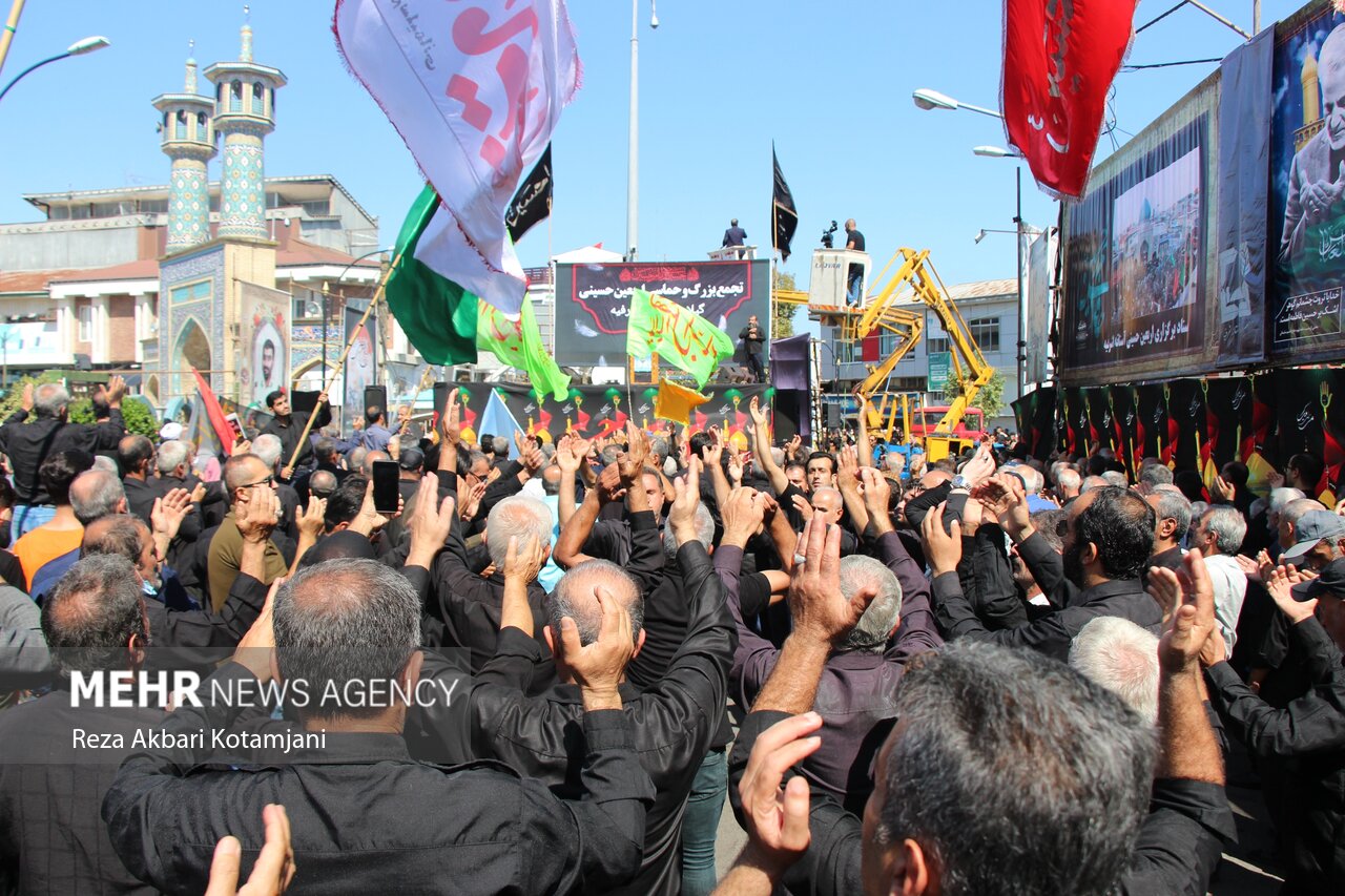 برپایی آیین دسته‌روی هیئات به مناسبت شهادت امام جعفر صادق(ع)