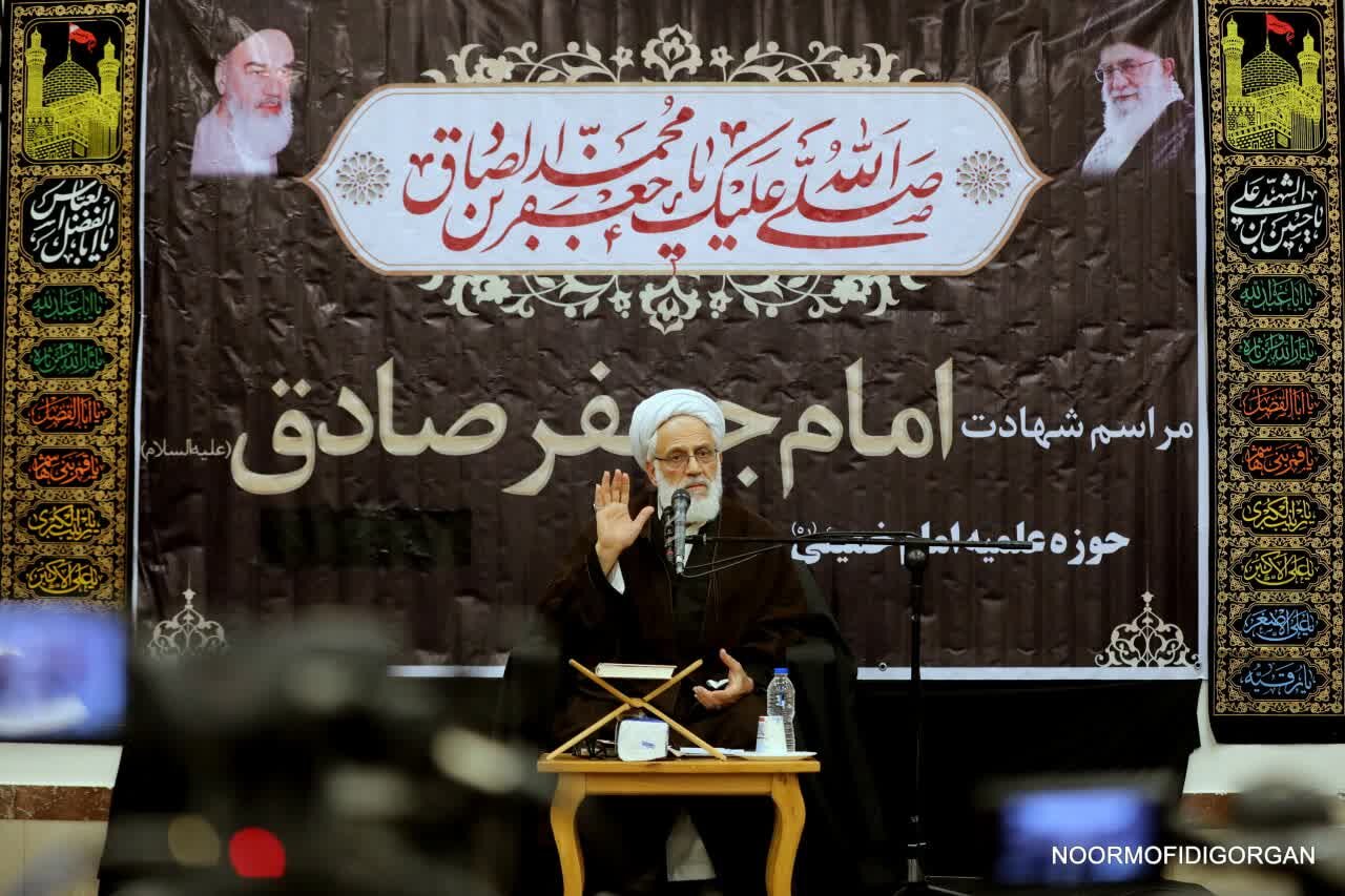 مراسم سوگواری شهادت امام جعفرصادق(ع) در گلستان برگزار شد