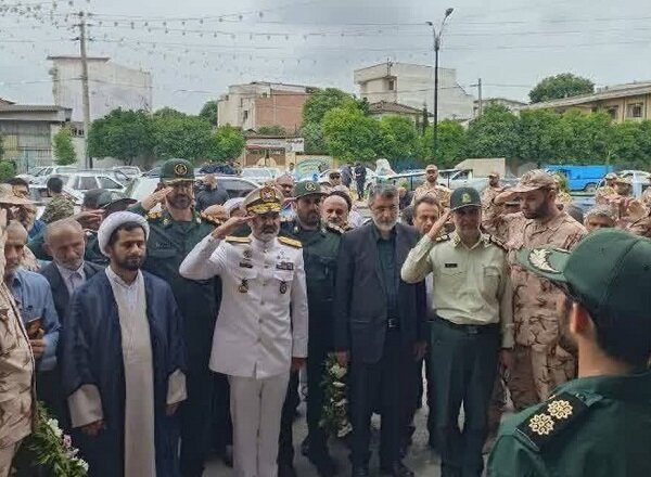آئین استقبال از افتخارآفرینان عضو ناو گروه 86نیروی دریایی در بابل