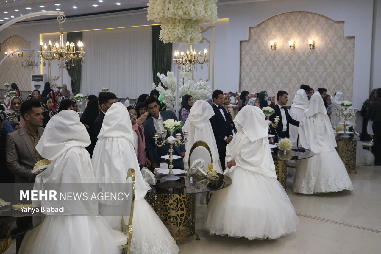 برگزاری جشن وصال برای 330 زوج در علی آبادکتول