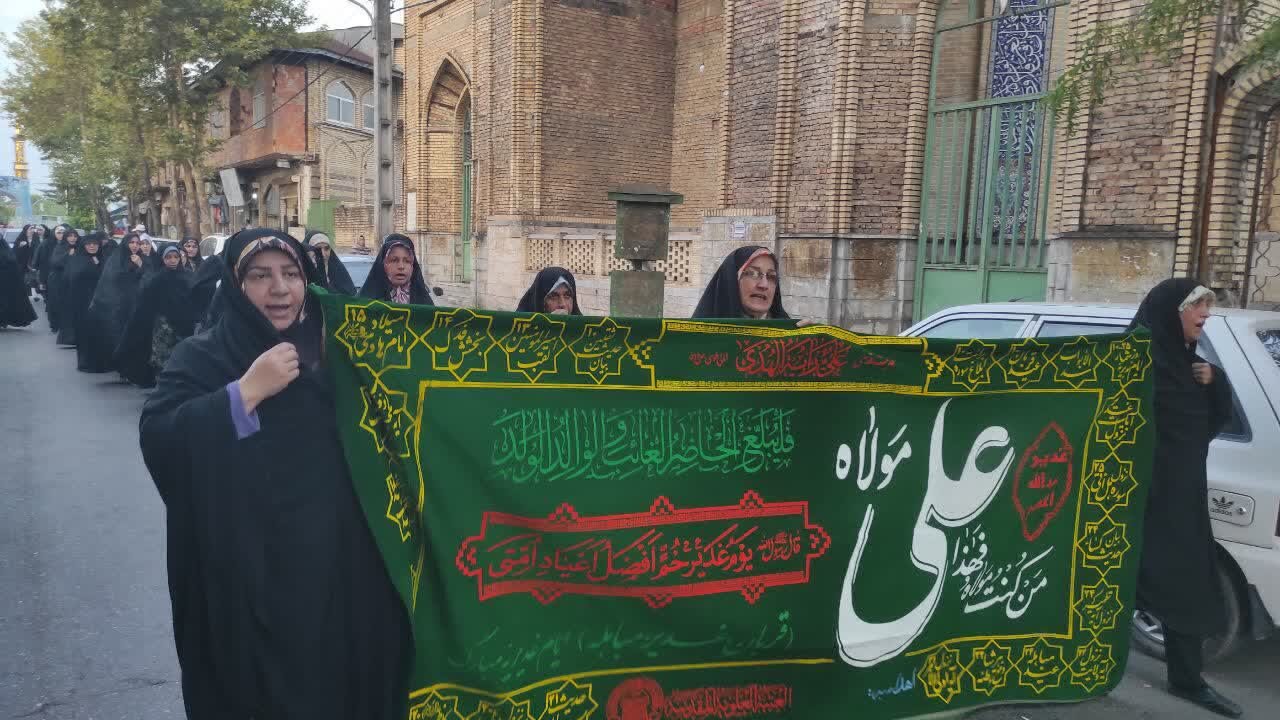حرکت کاروان شادی نسیم ولایت در آستانه اشرفیه