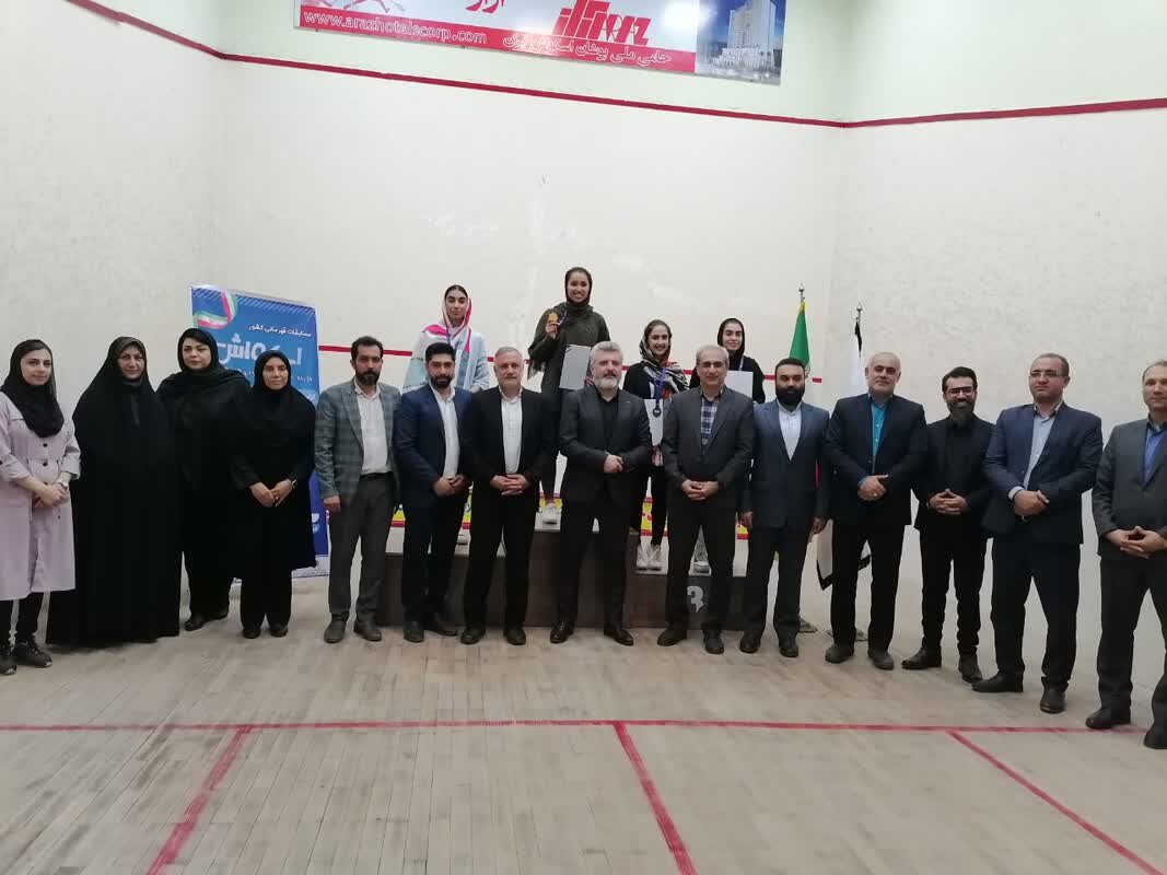 پایان مسابقات قهرمانی اسکواش دختران کشور در گرگان