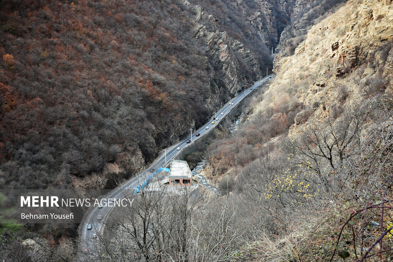 14 نقطه حادثه خیز در جاده چالوس شناسایی شده است