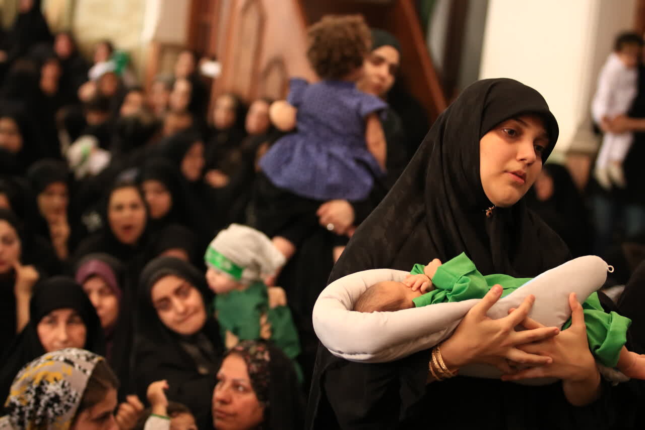مراسم شیرخوارگان حسینی در گیلان برگزار شد