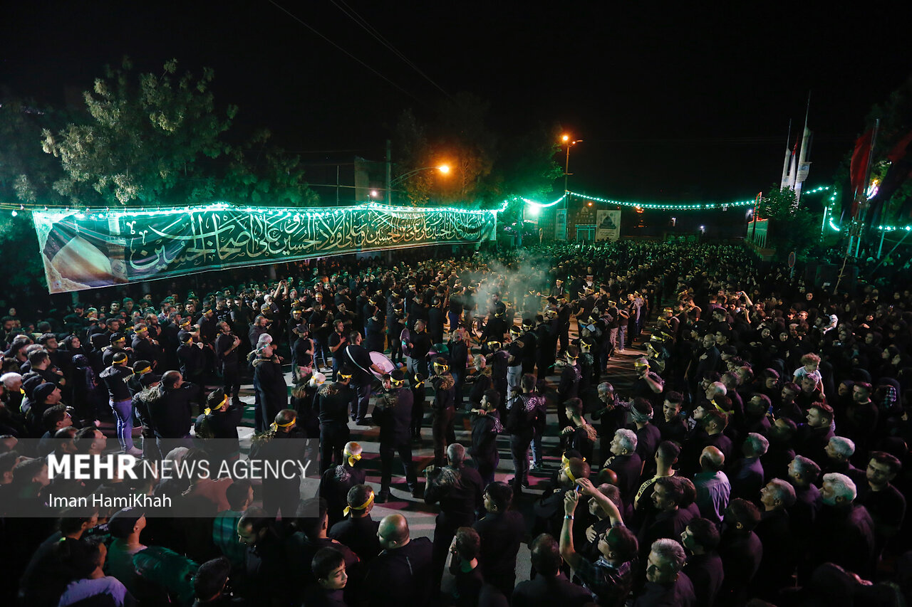 عزاداری در آستان مقدس امامزاده عبدالله گرگان