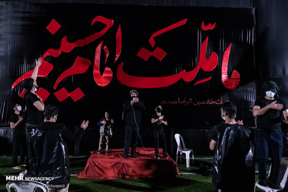 مراسم سوگواری حسینی در شهر بره سر