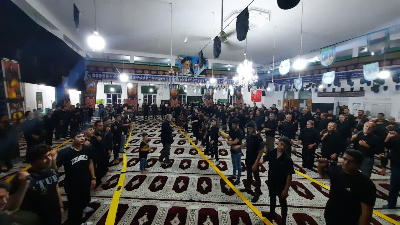 برپایی مراسم عزاداری حسینی در حویق تالش