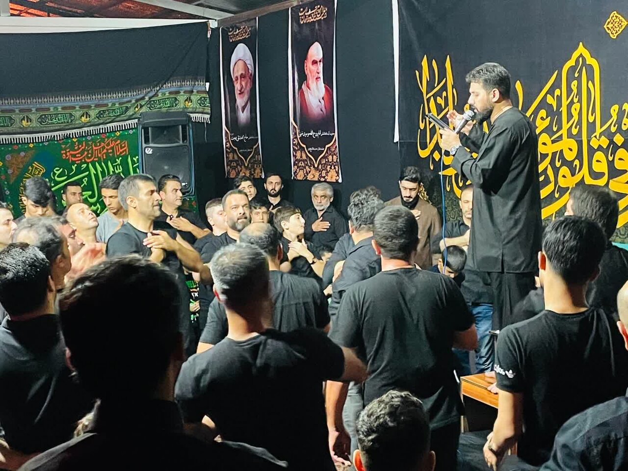 سوگواری جامعه ورزشی گیلان به مناسبت تاسوعا و عاشورای حسینی