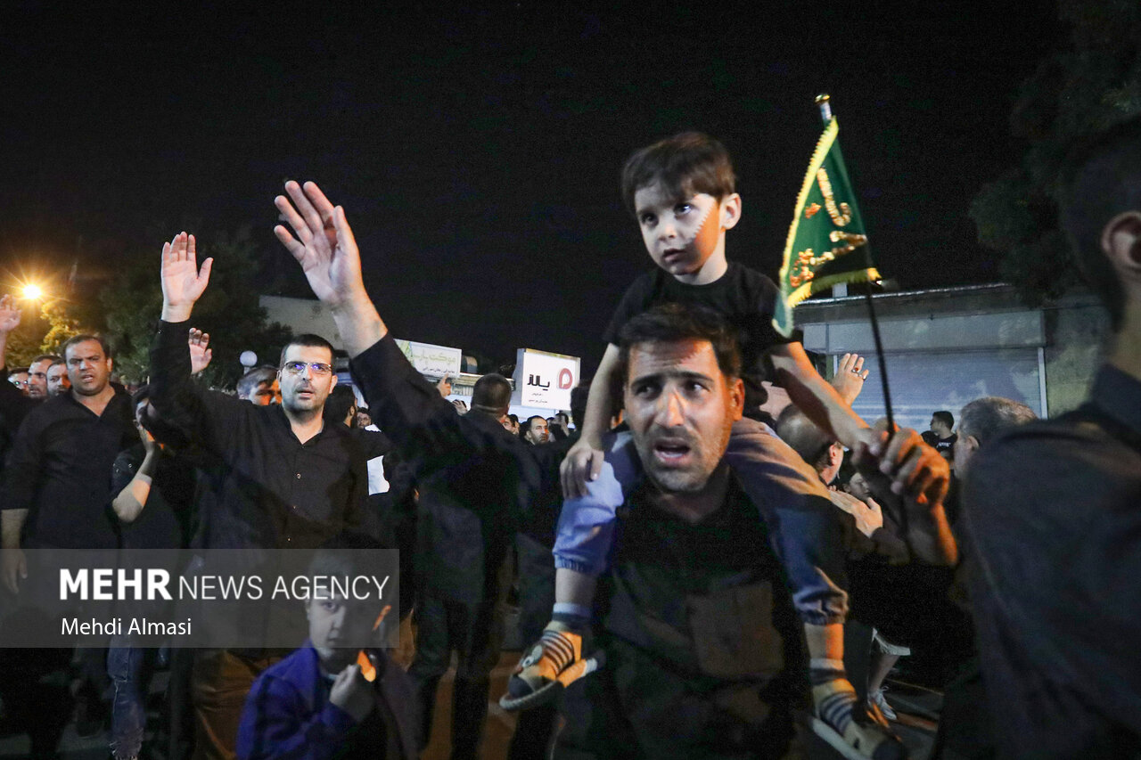 برپایی آیین «صبح عزای حسینی» در شفت