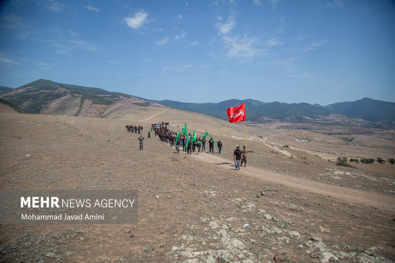 عزاداری روز عاشورا در روستای «گنجه»