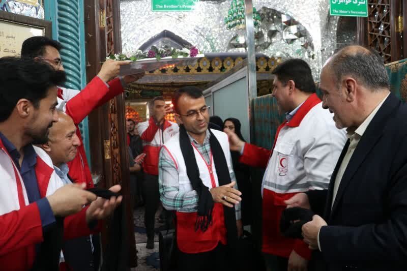تیم64نفره  امدادی گلستان به عراق اعزام شدند