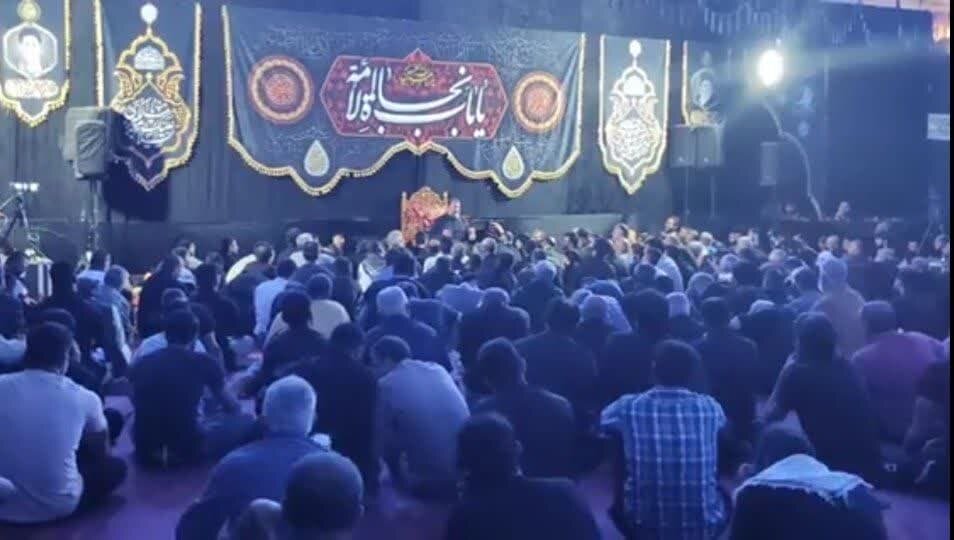 روضه خوانی با گویش مازندرانی در کربلا