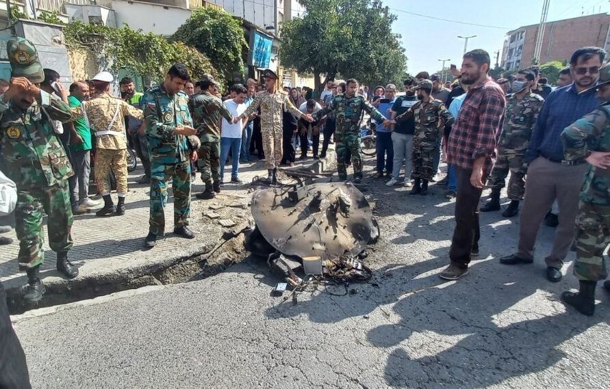 سقوط یک پهپاد در گرگان/ 2 نفر مصدوم شدند