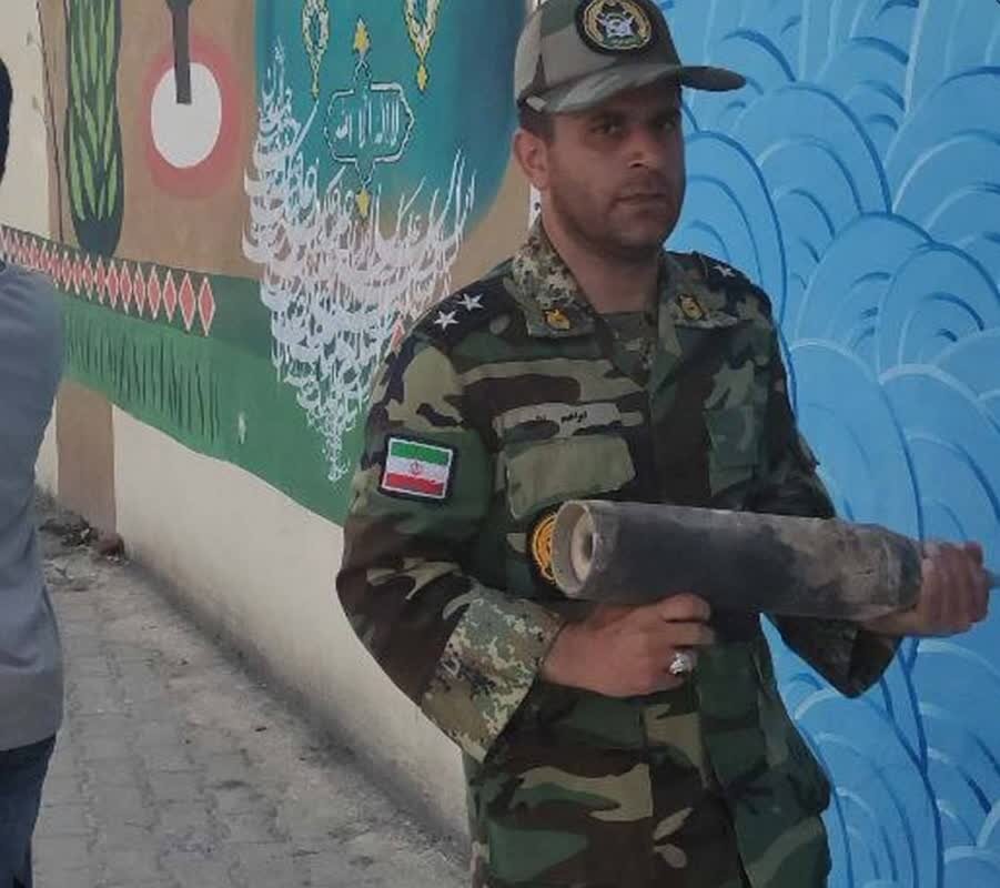 کشف یک خمپاره عمل نکرده در گرگان