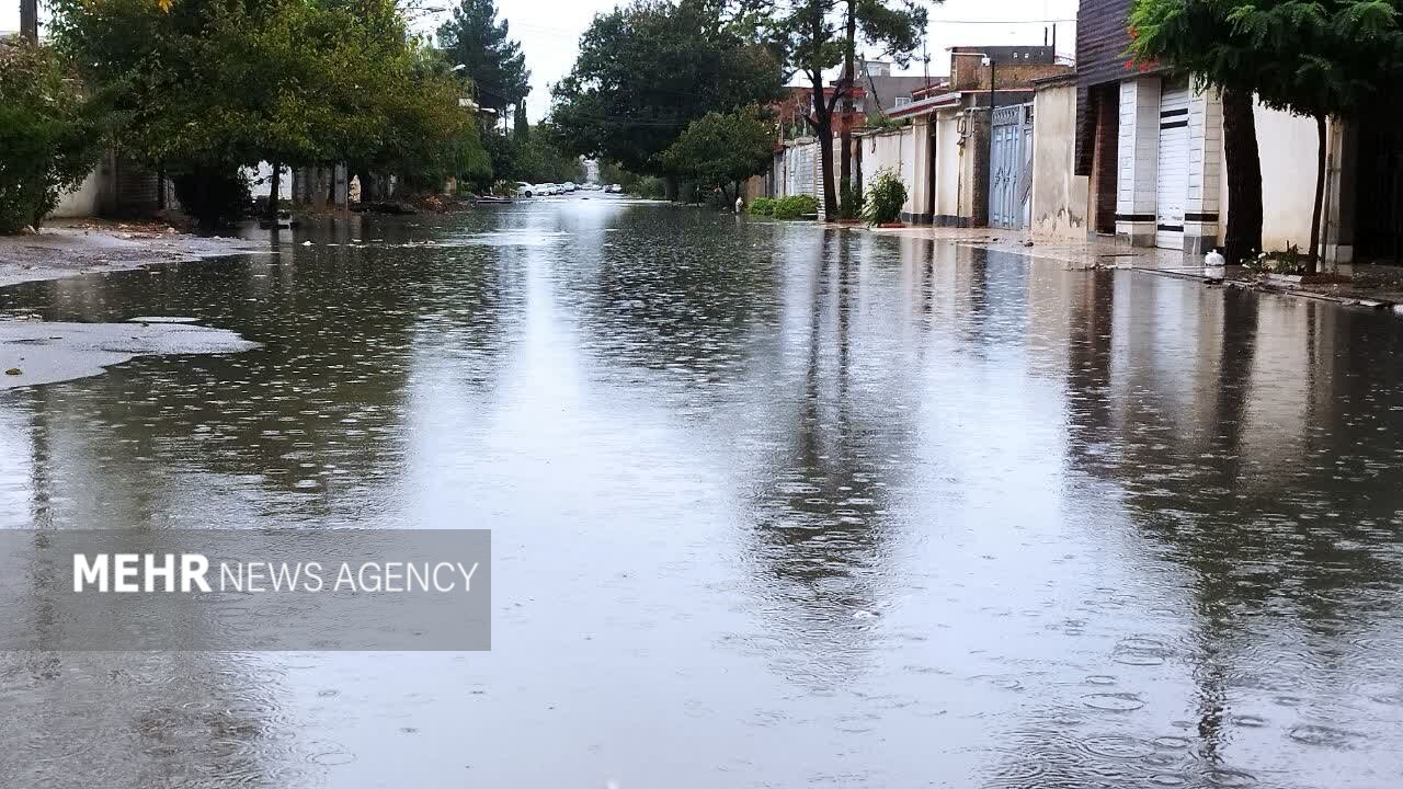 بارش شدید باران در شهرهای گیلان
