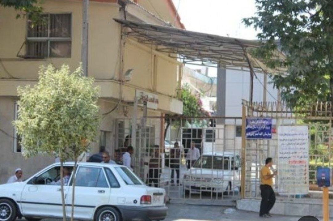 بخشی از بیمارستان 5 آذر گرگان فرو ریخت
