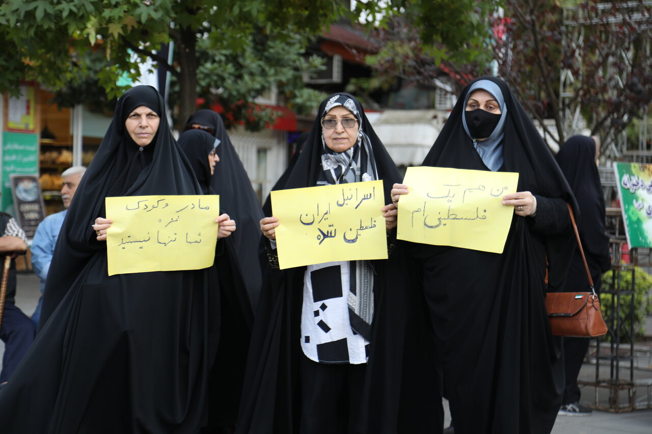 هم‎نوایی بانوان گیلانی با دل‎های داغدیده مادران فلسطینی