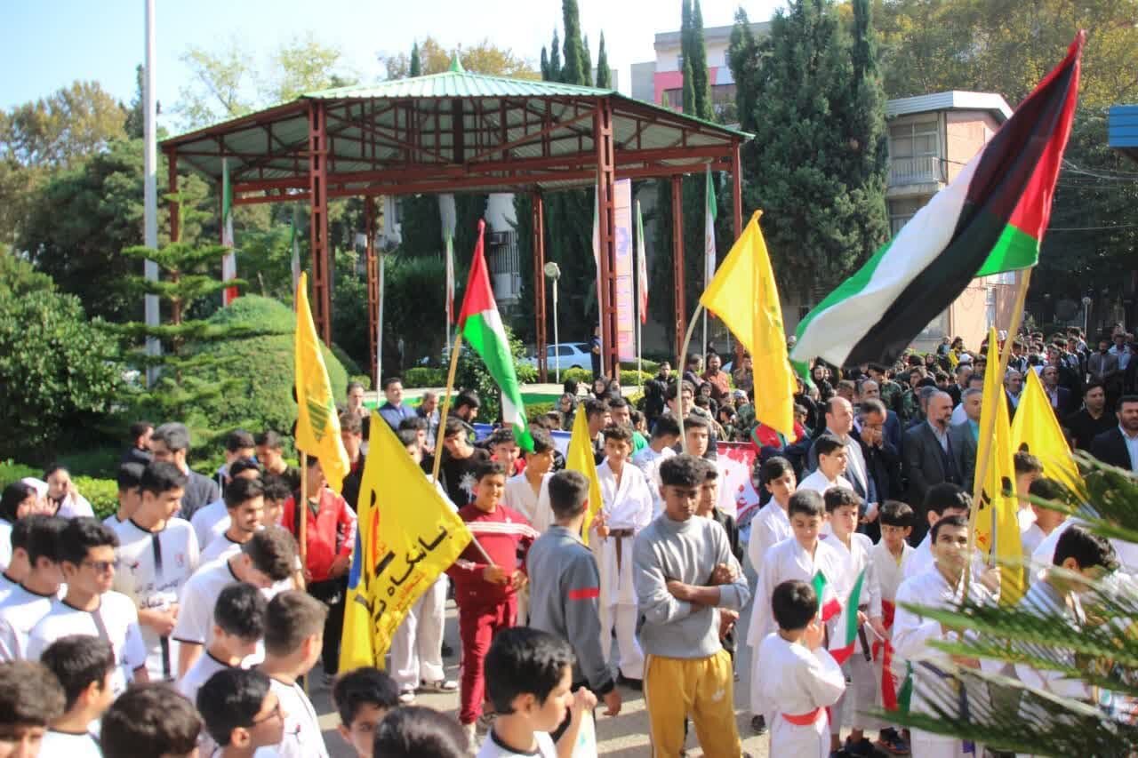 انزجار جامعه ورزش مازندران در پی جنایات رژیم صهیونیستی