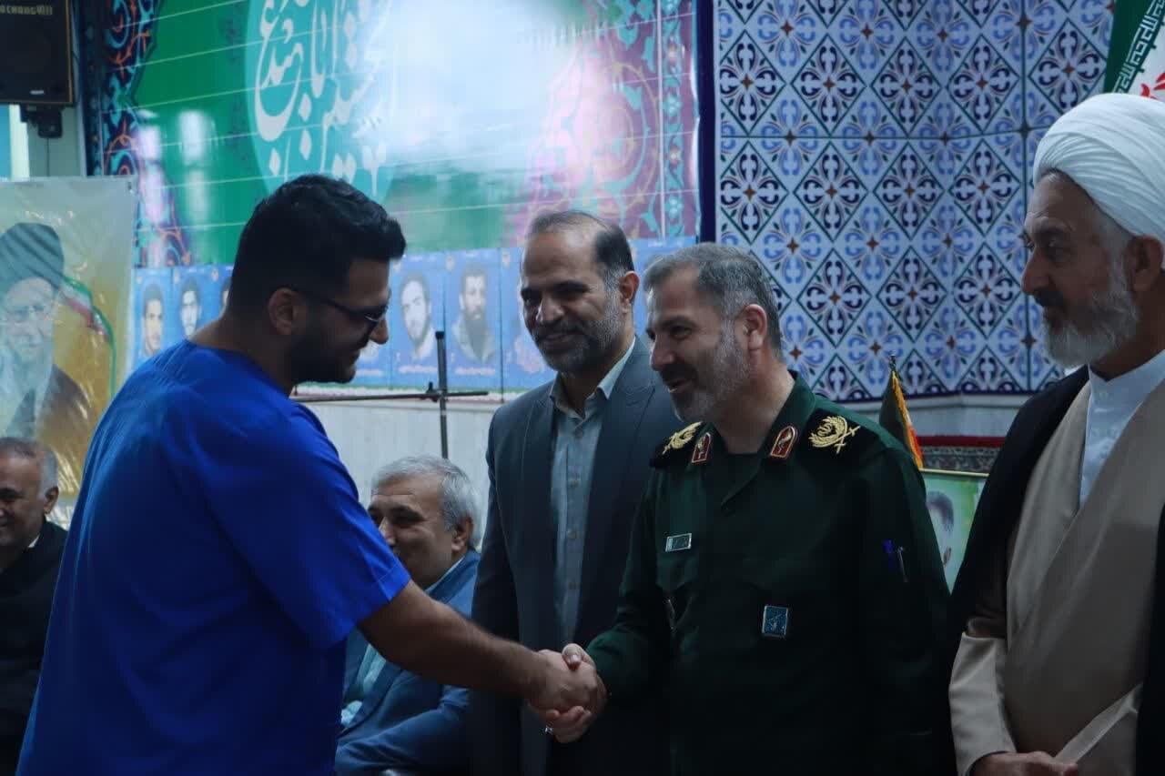 تجلیل از پرستاران مرکز توانبخشی جانبازان در ساری