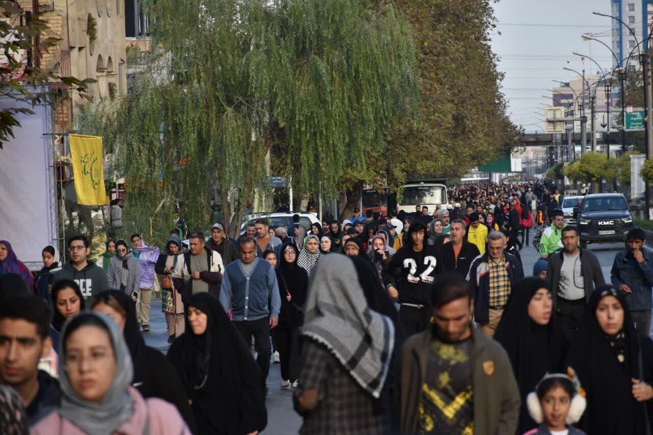 همایش بزرگ پیاده‌روی خانوادگی در گرگان برگزار شد