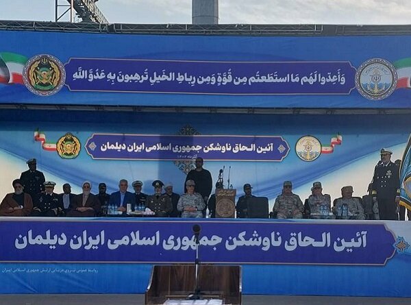ناوشکن تمام ایرانی دیلمان به نیروی دریایی ارتش ملحق شد