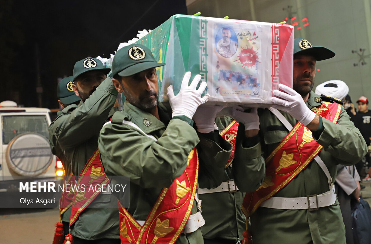 پیکر شهید «ابوالفضل صادقی» در گرگان تشییع شد