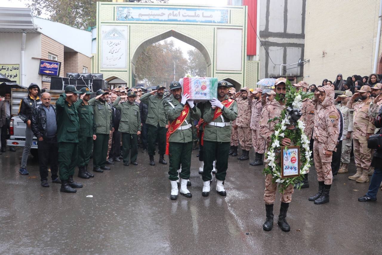 شهید صادقی با حضور مردم شهید پرور گلستان تشییع شد