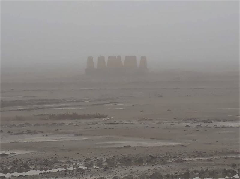 مرزبندی زمین های حاصل از پسروی آب دریا در سواحل گلستان آغاز شد