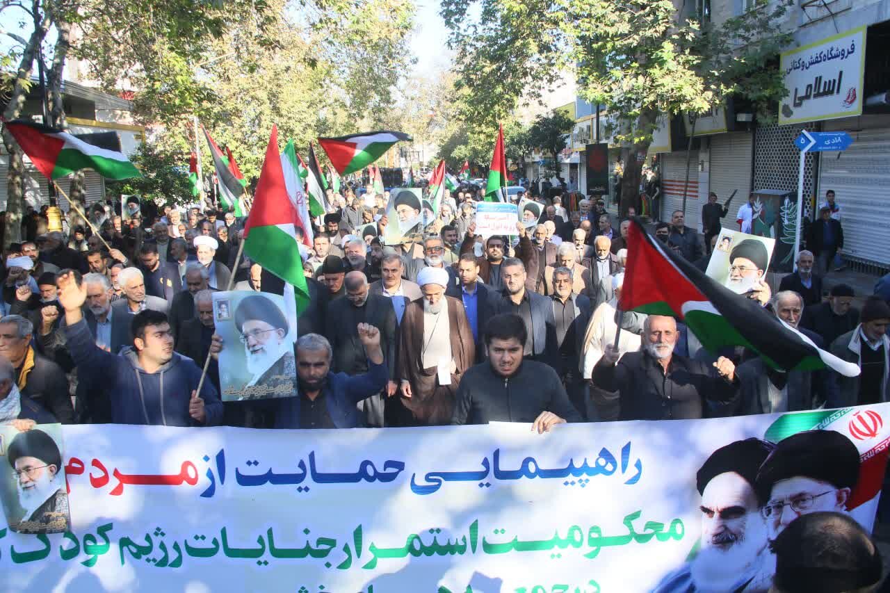 راهپیمایی «جمعه خشم» در ساری