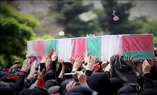 پیکر دو شهید خوش نام در دانشگاه آزاد اسلامی گرگان تشییع شد