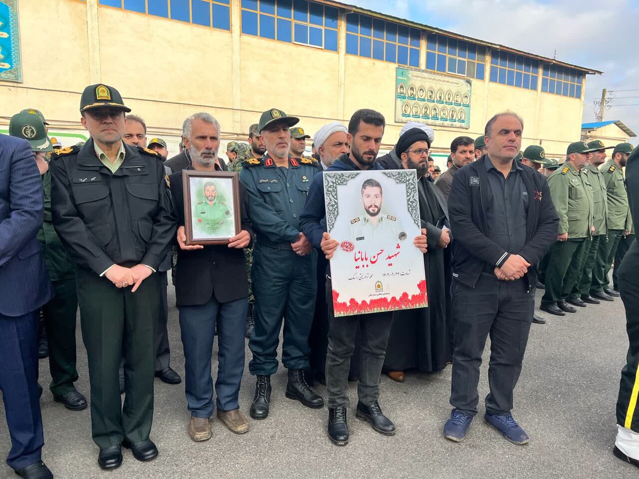 مراسم تشییع پیکر 6 شهید گمنام در گیلان آغاز شد