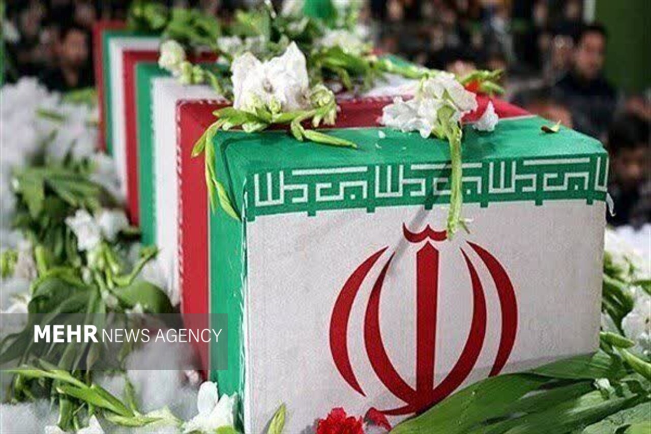 آیین تشییع آلاله های گمنام دفاع مقدس در مازندران