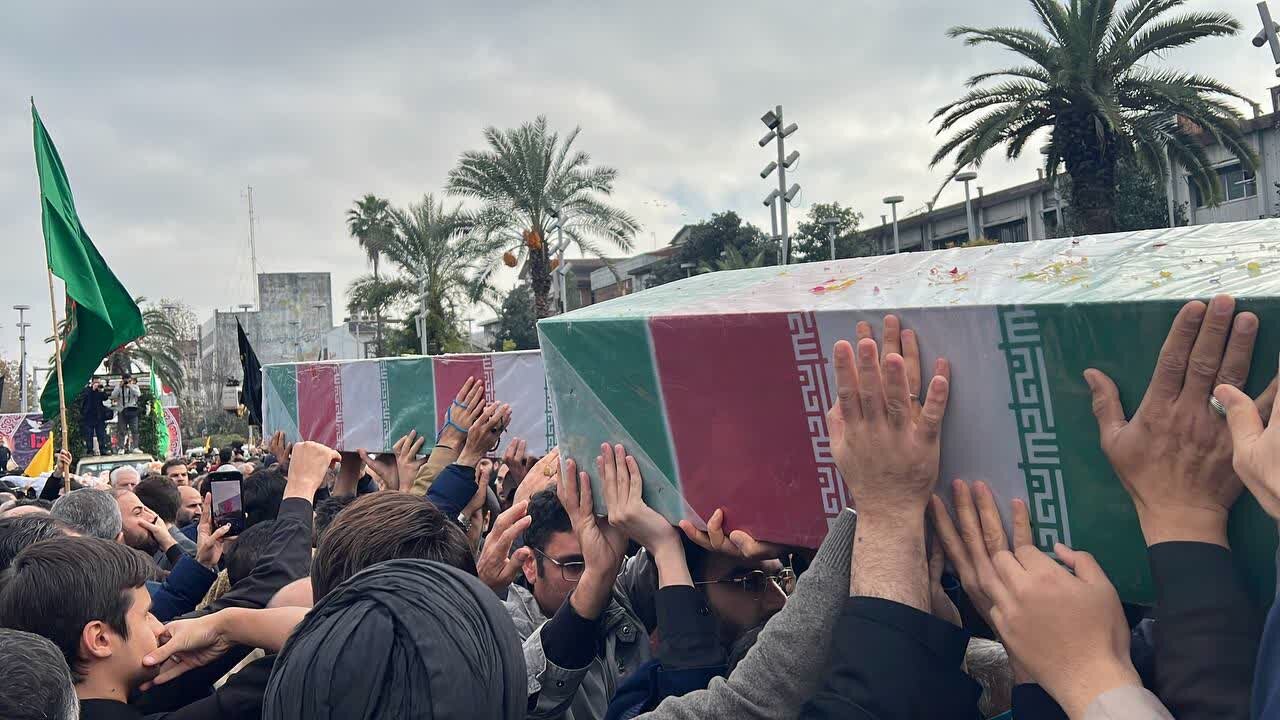 پیکر 2 شهید گمنام در گرگان تشییع شد