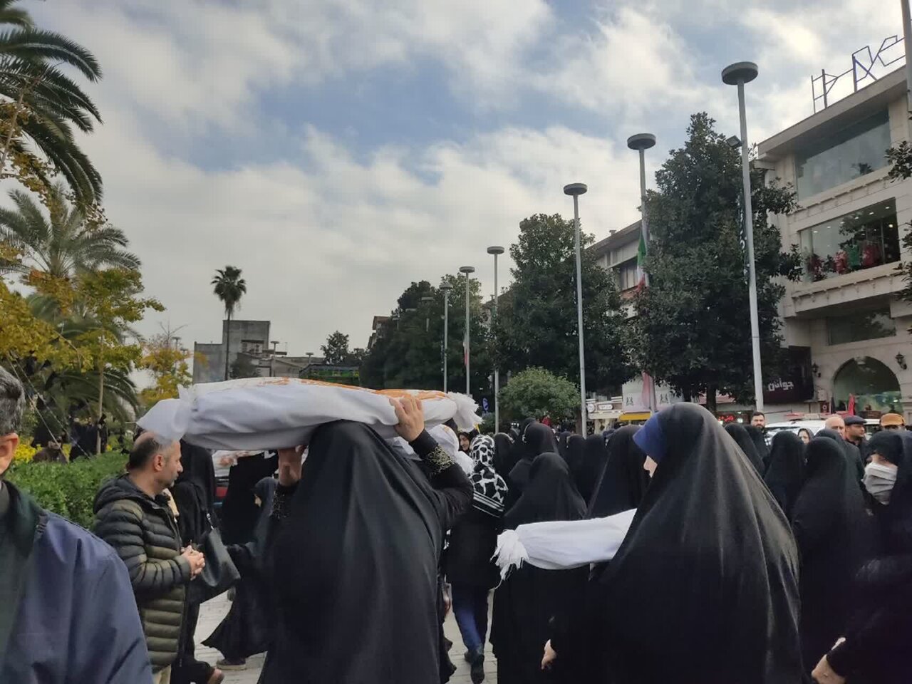 سوگواری شهادت حضرت فاطمه زهرا (س) در رشت