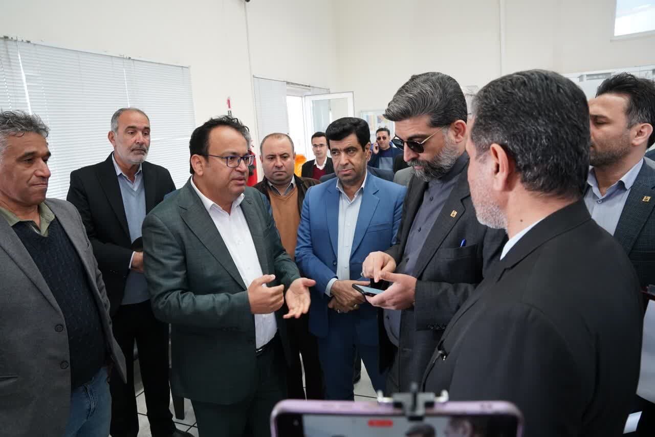 معاون وزیر صمت از شهرک صنعتی گنبد بازدید کرد