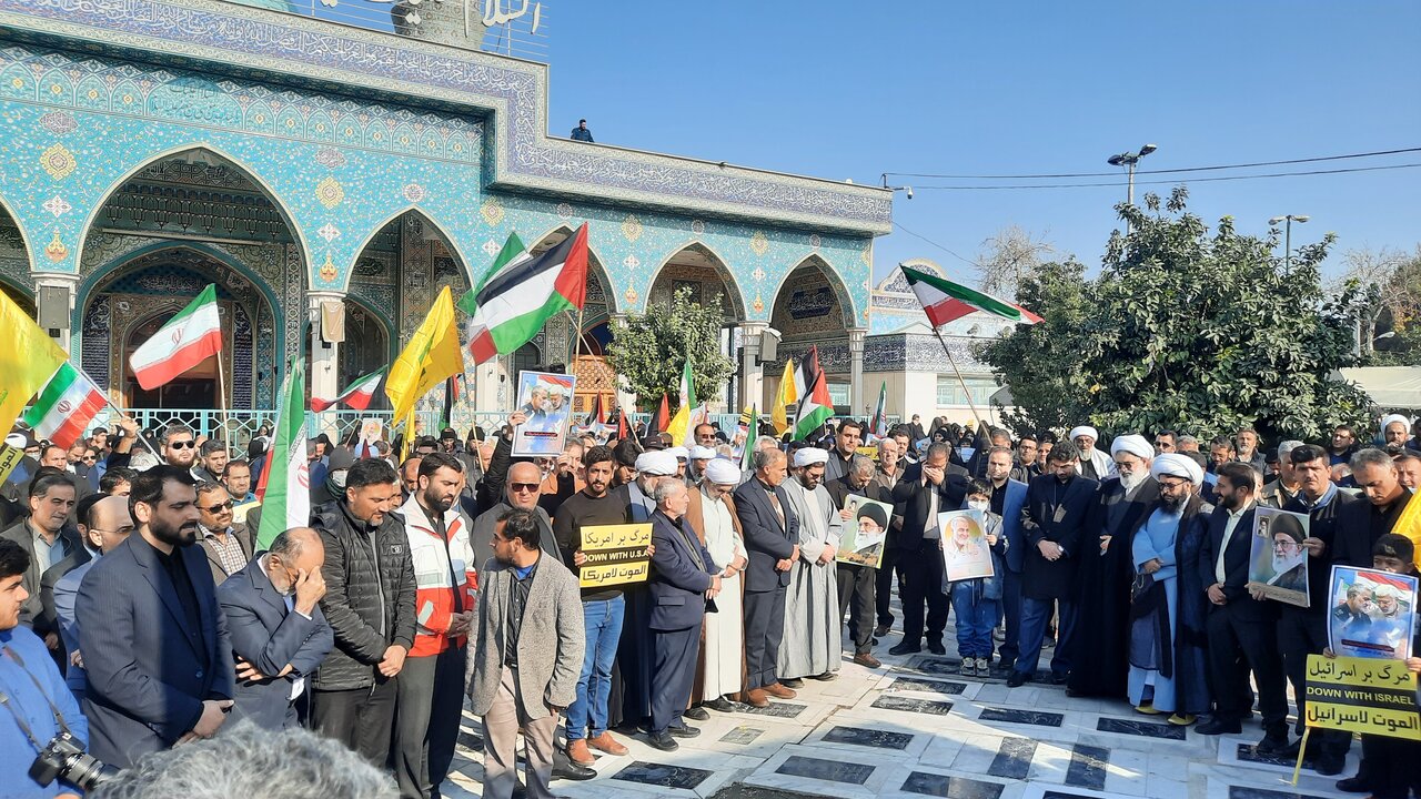اجتماع مردم دارالمومنین گرگان در محکومیت حادثه کرمان