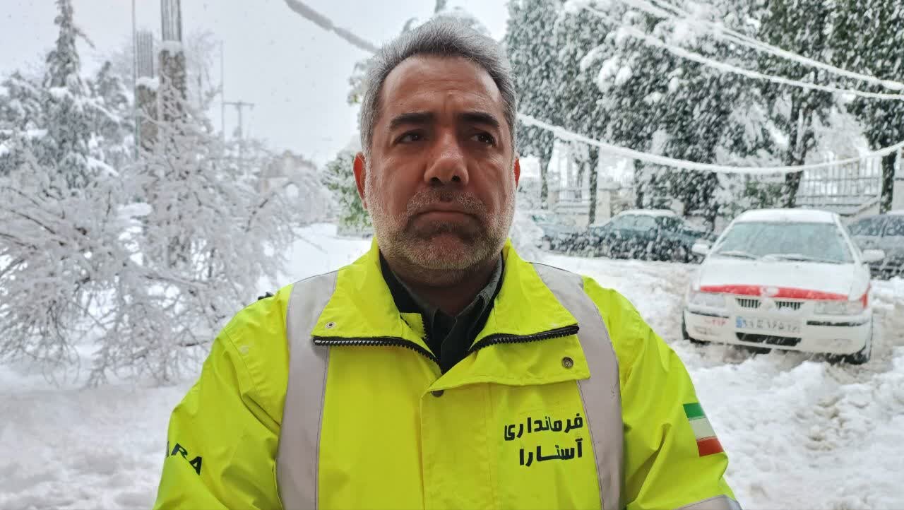 قطعی آب و برق 27 روستای آستارا به علت بارش سنگین برف