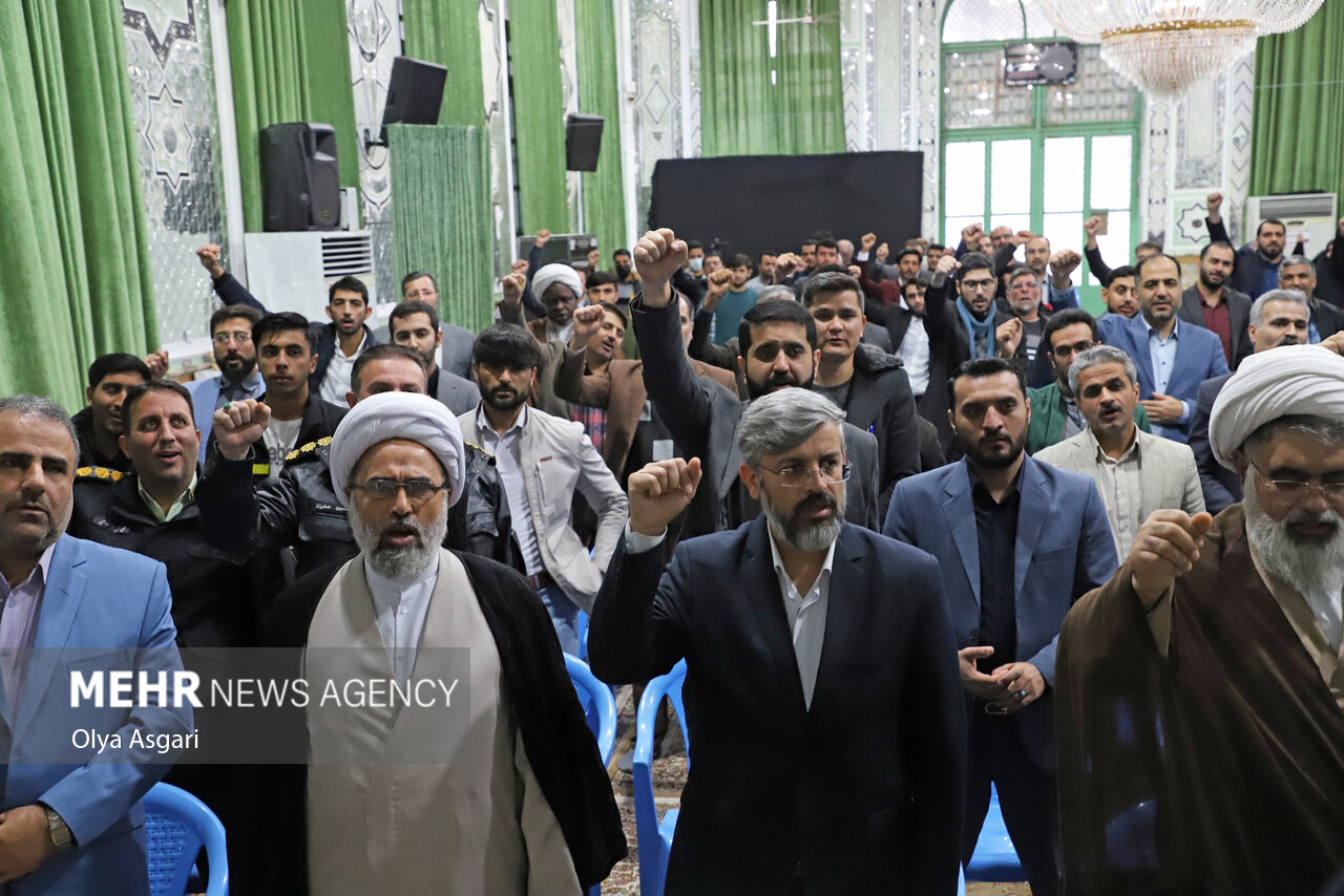 تجمع بزرگ حقوق‌دانان انقلابی علیه رژیم صهیونیستی در گرگان