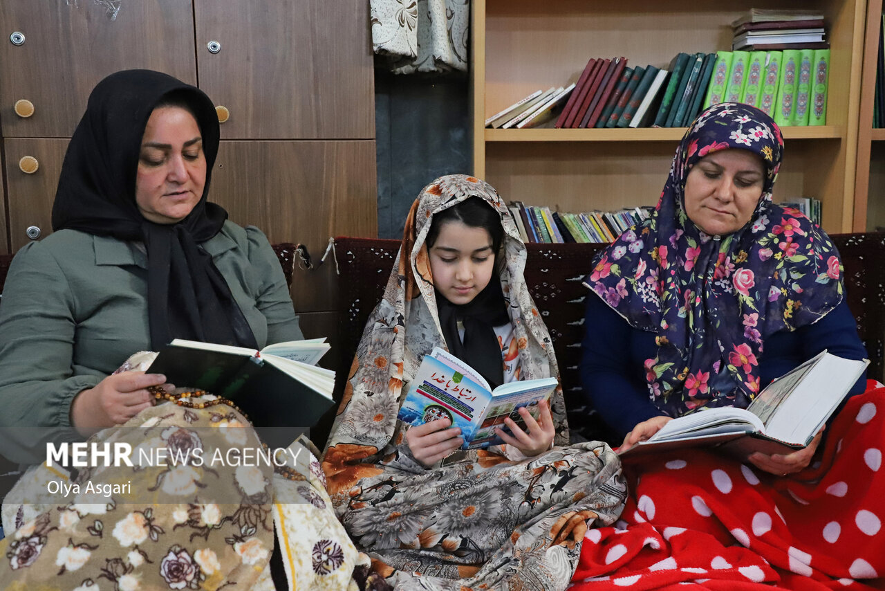 مراسم معنوی اعتکاف در گرگان