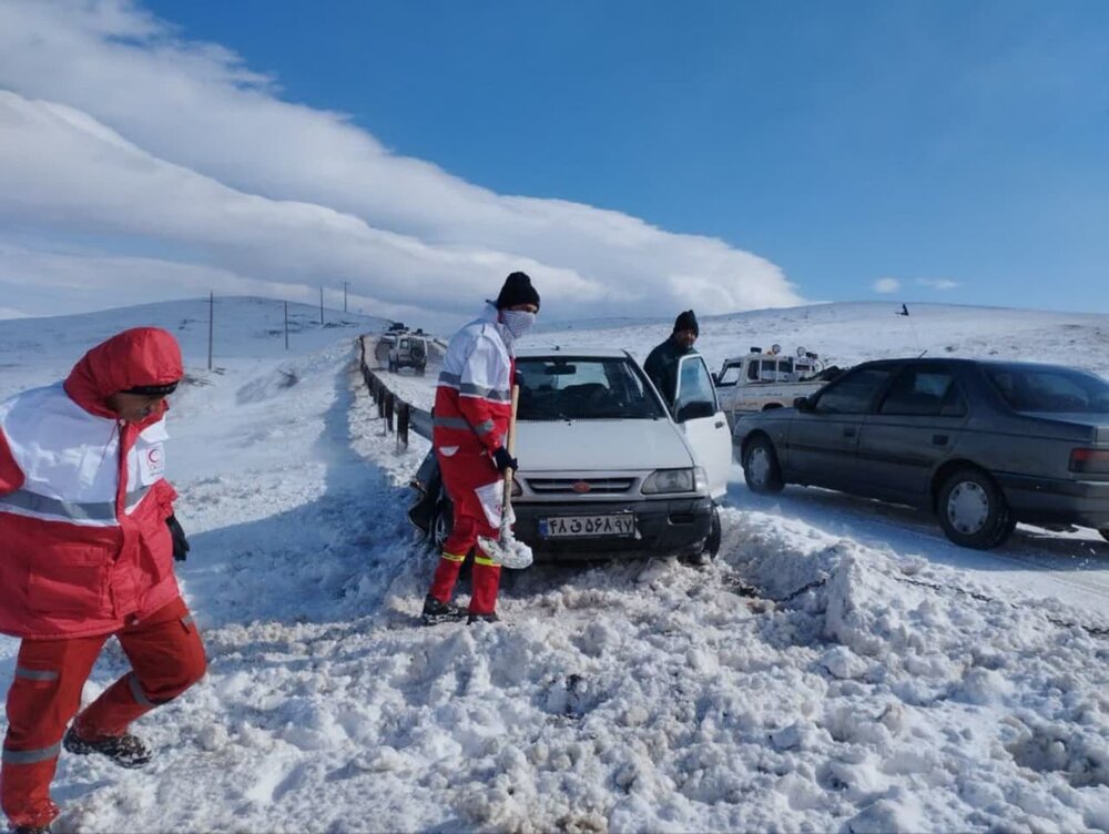برف و کولاک در گلستان/ 108 نفر امدادرسانی شدند