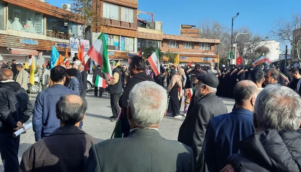 آغاز راهپیمایی 22 بهمن در ساری