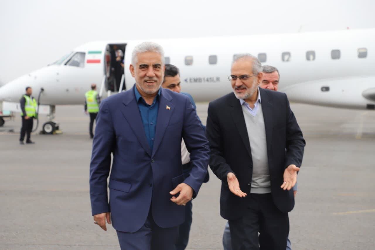 معاون رییس‌ جمهور وارد گیلان شد