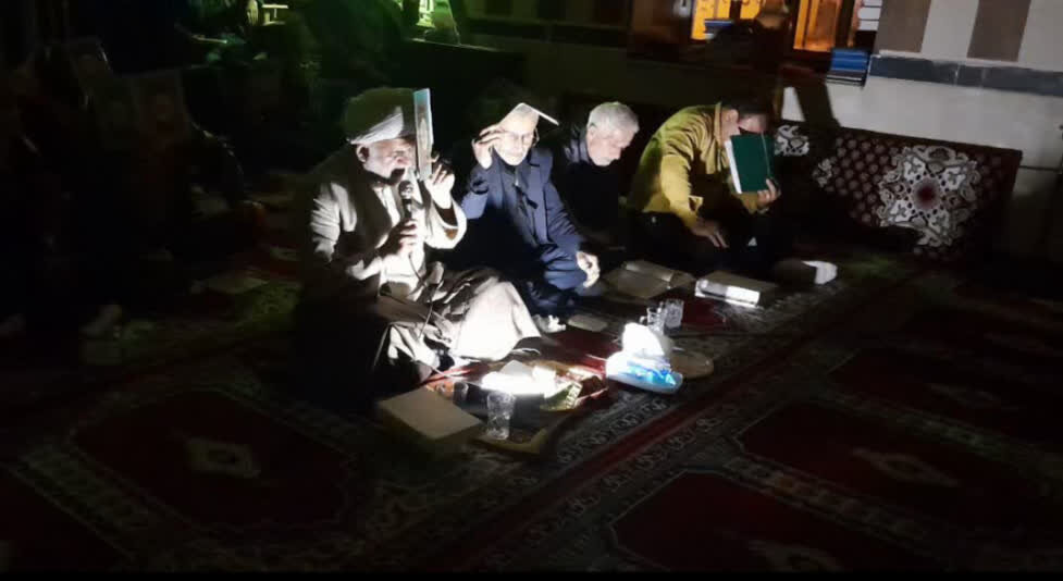 مراسم احیای شب دوم قدر در نخجیر کلایه لاهیجان