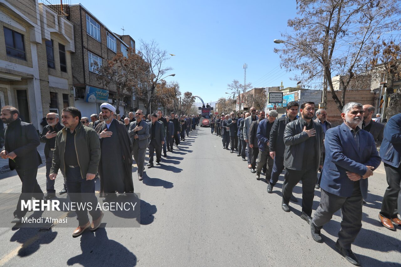 مراسم عزاداری ورزشکاران زورخانه ای در بابل