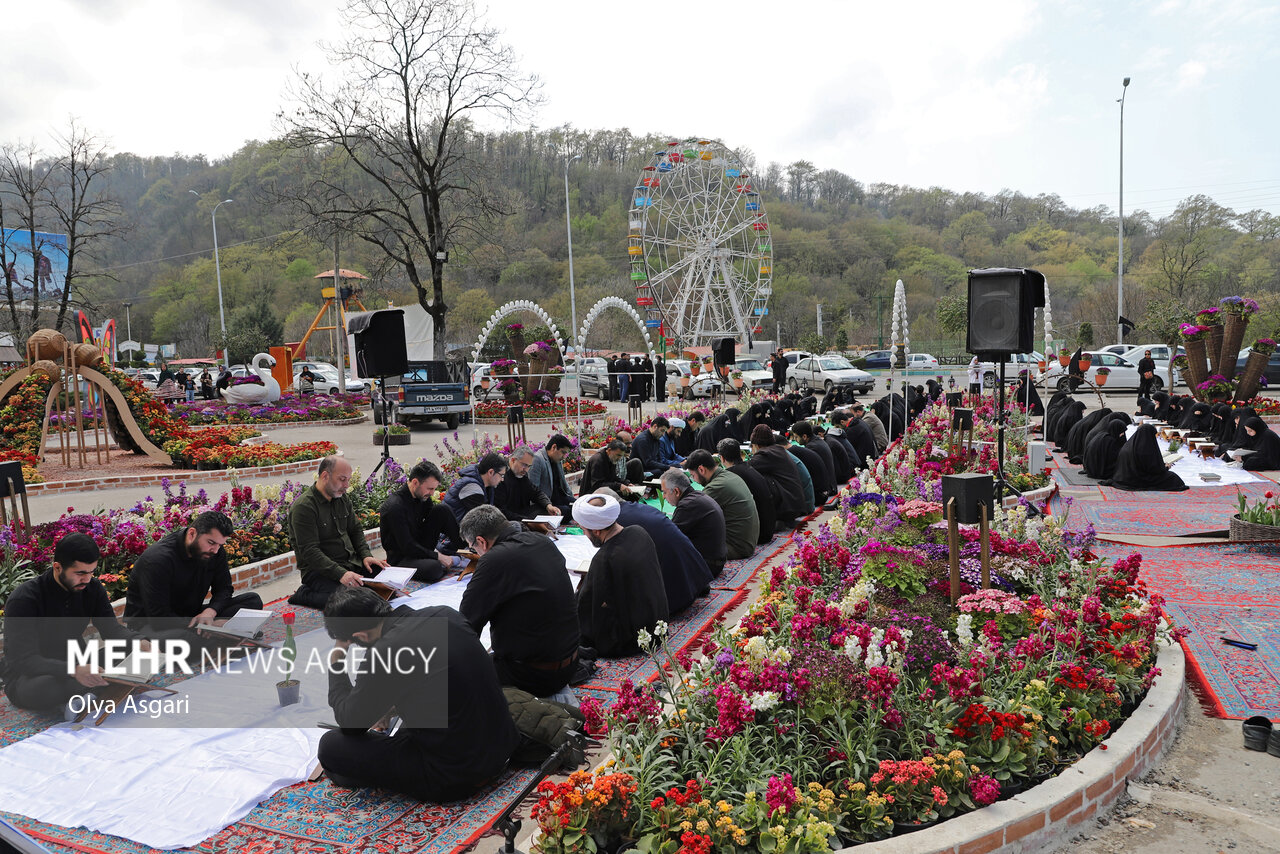 جزخوانی قرآن کریم در سالروز شهادت امام علی(ع) - ناهارخوران گرگان