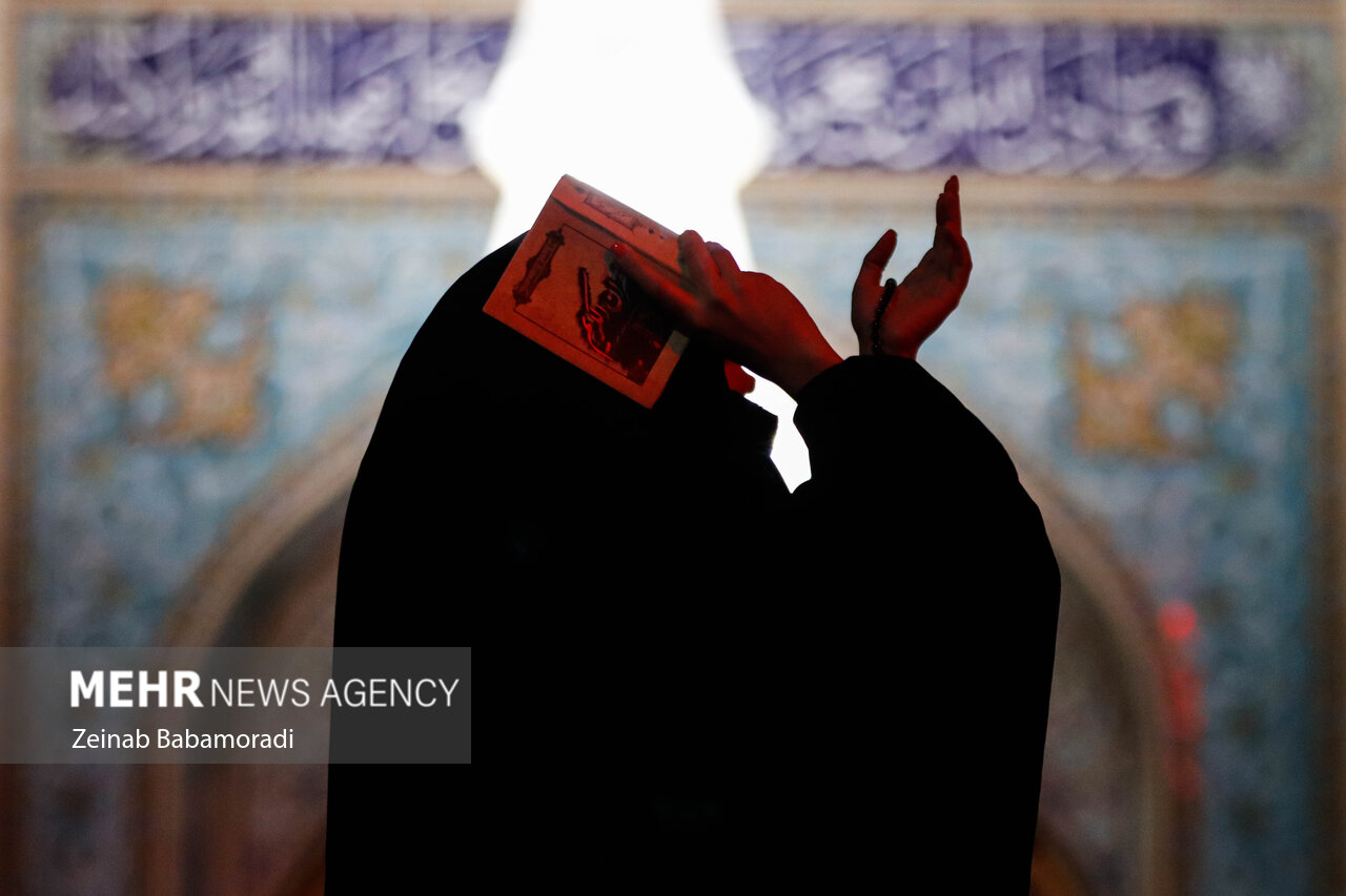 عزاداری شب قدر در مسجد جامع گرگان
