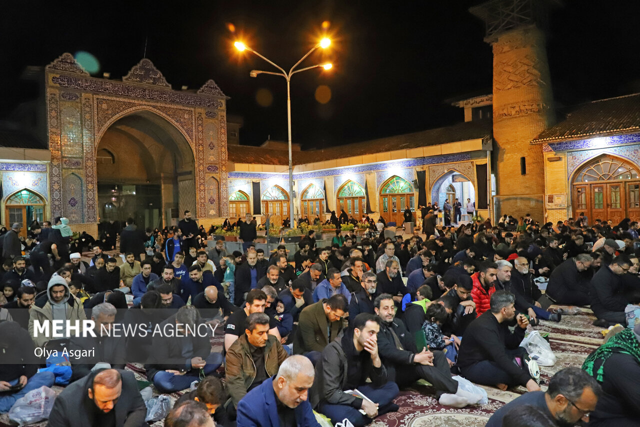 مراسم احیای  شب بیست و سوم ماه رمضان در مسجد جامع گرگان