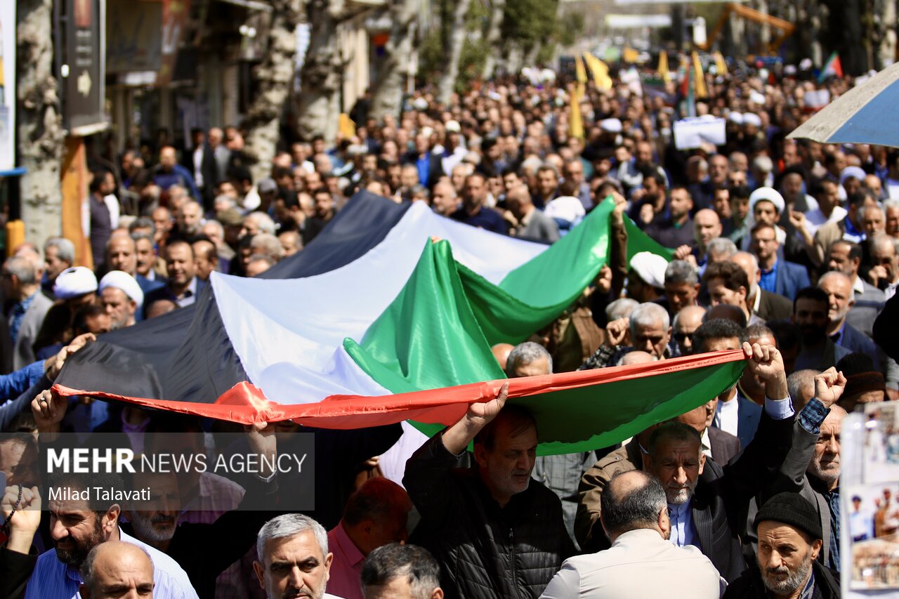 راهپیمایی روز جهانی قدس - فومن