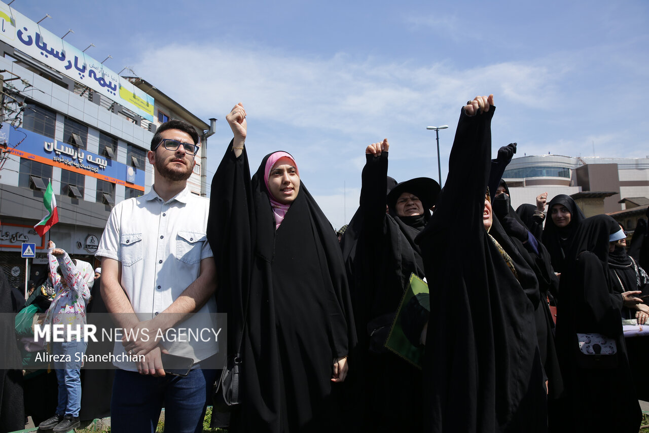 راهپیمایی روز جهانی قدس - رشت