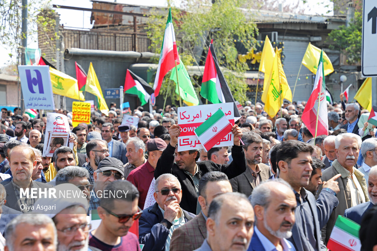 راهپیمایی روز جهانی قدس - گرگان